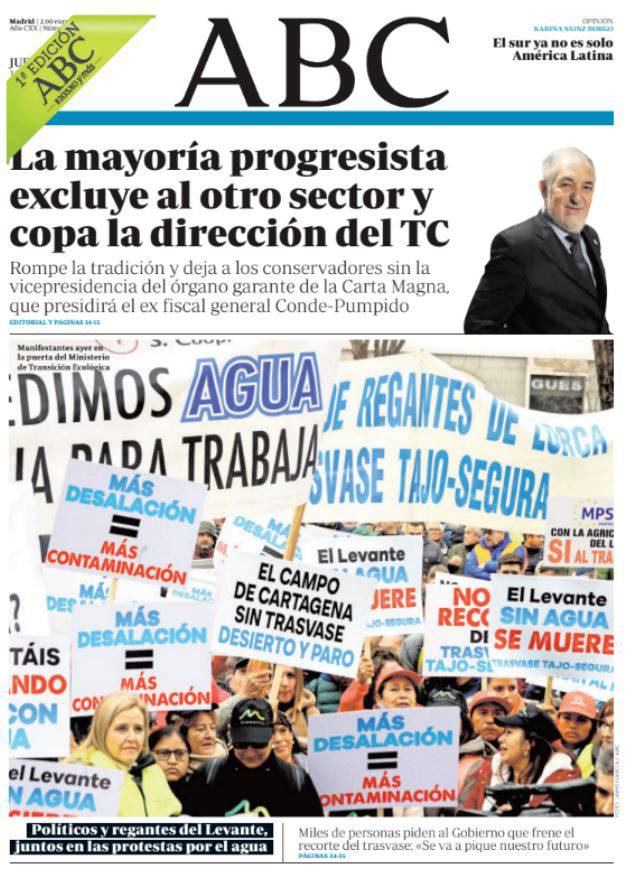 Portadas de la prensa internacional de este jueves 12 de enero de 2023