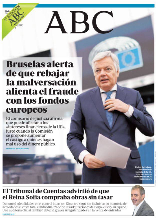 Portadas de la prensa internacional de este jueves 19 de enero de 2023