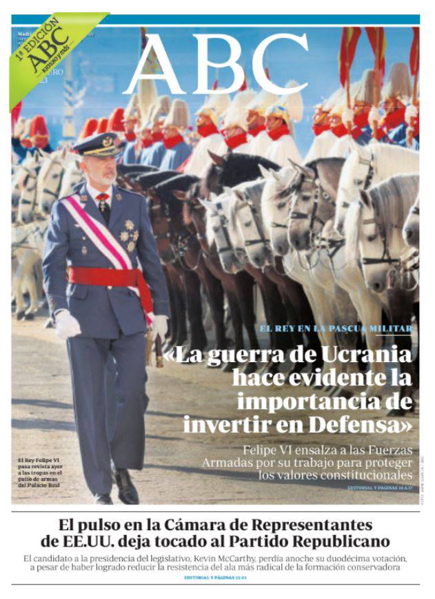 Portadas de la prensa internacional de este sábado 7 de enero de 2023