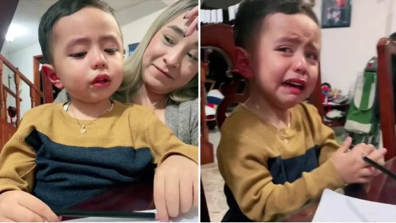 VIDEO VIRAL: tiene cuatro años y ya “está harto” de hacer sus tareas