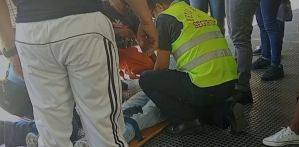 Videos: Rescataron a un joven que cayó a los rieles en la estación Agua Salud del Metro
