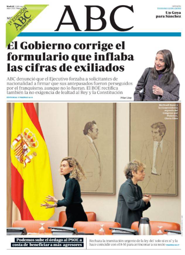 Portadas de la prensa internacional de este miércoles 15 de febrero de 2023