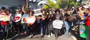 “No estamos de acuerdo con salarios de hambre”: Protesta de gremios públicos en Barinas contra el régimen madurista