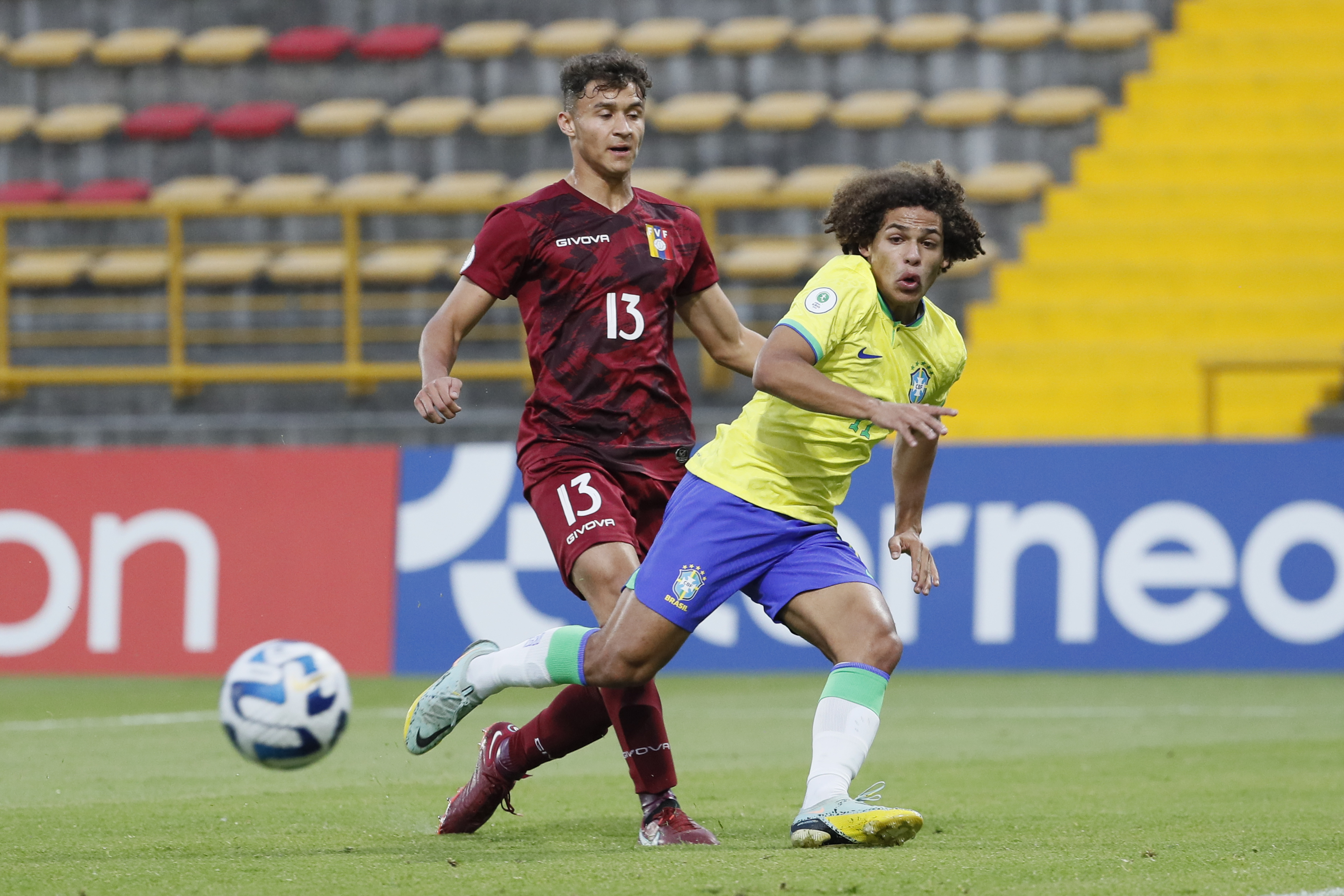 La Vinotinto cayó goleada frente a Brasil que acaricia el Sudamericano Sub-20