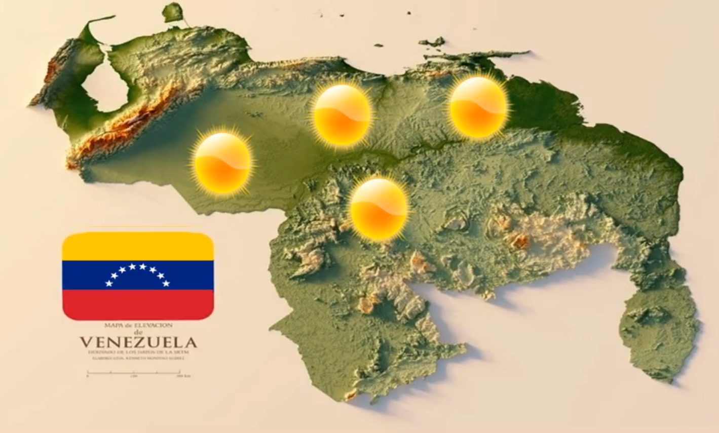Inameh pronosticó cielo despejado en gran parte de Venezuela este #16Mar