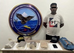 Atraparon a vendedor de droga con cuatro panelas de crispy en Carabobo