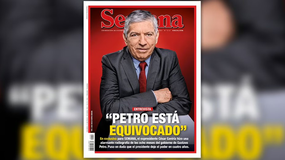 Declaración que hace el expresidente César Gaviria sobre los ocho meses del Gobierno: “Gustavo Petro está equivocado”