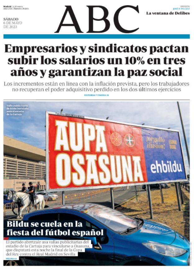 Portadas de la prensa internacional de este sábado 6 de mayo de 2023