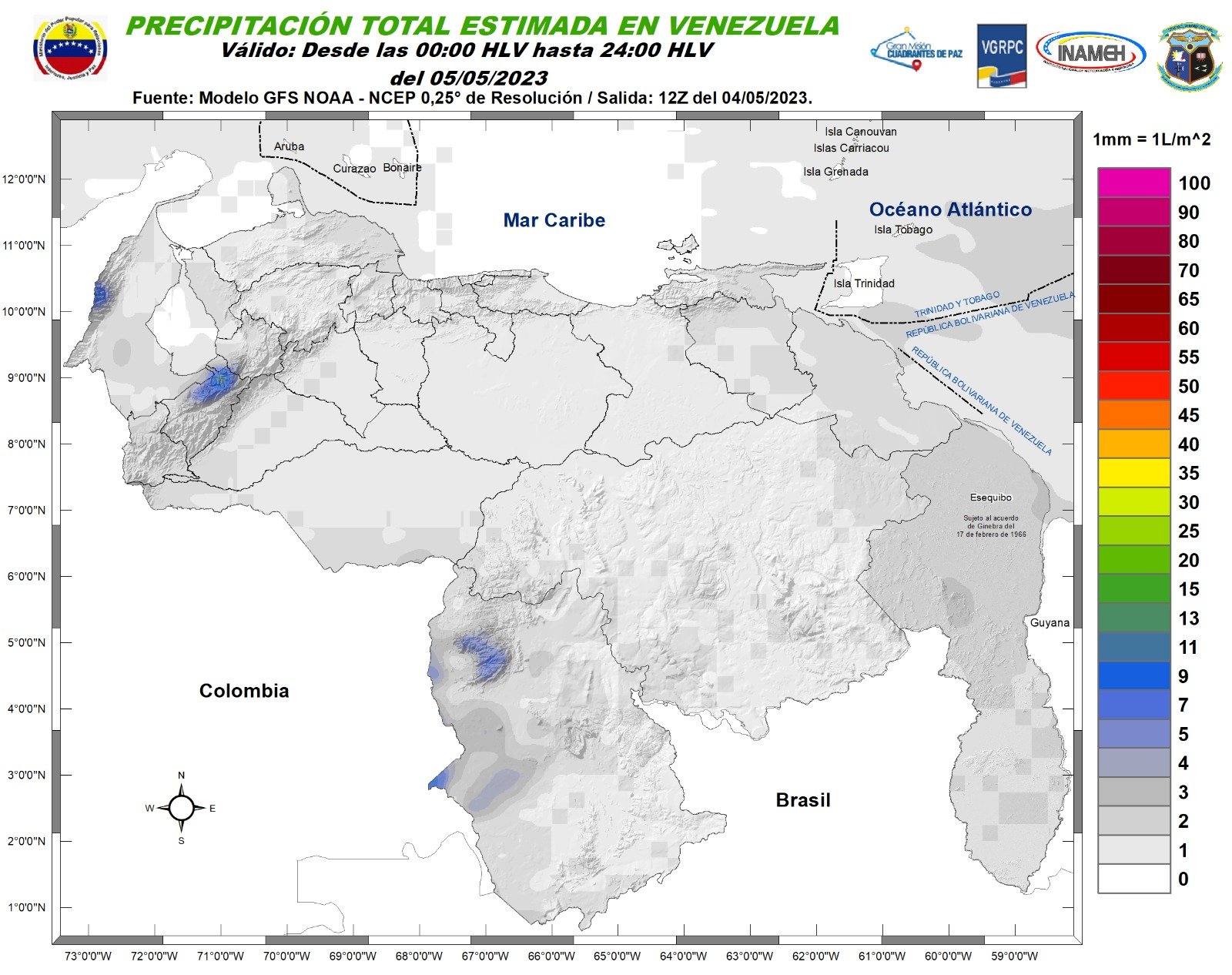 Inameh prevé olas de dos metros de altura en las costas venezolanas este #5May