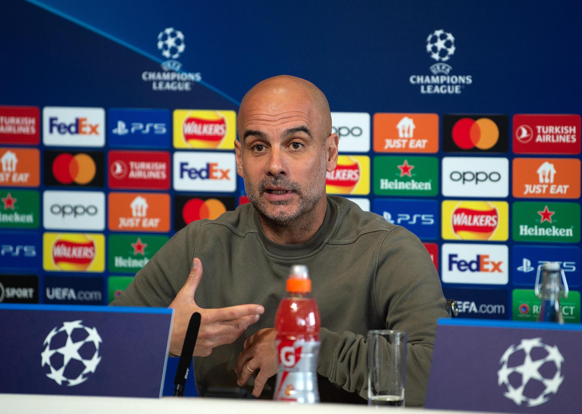 Guardiola sobre el cruce Madrid-City: “Parece una tradición enfrentarnos a los reyes de la Champions”