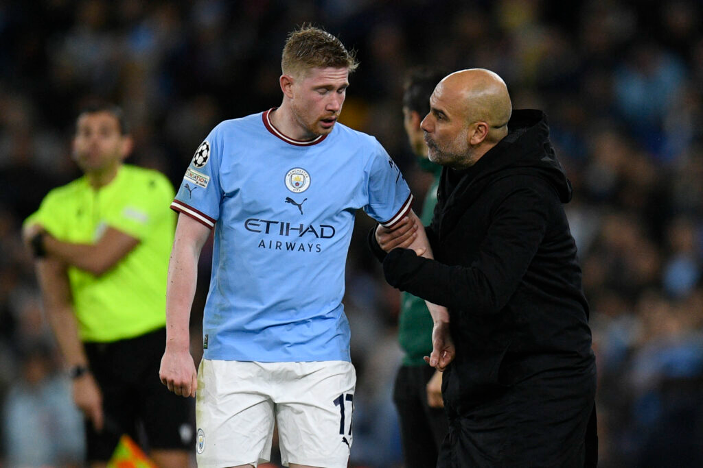 En plena semifinal contra el Real Madrid, figura del Manchester City se enfurece con Guardiola y le grita “¡cállate!” (VIDEO)