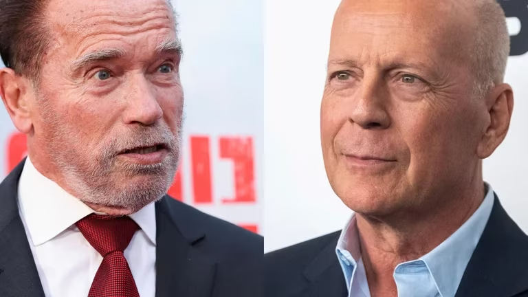 El mensaje de apoyo de Arnold Schwarzenegger a Bruce Willis