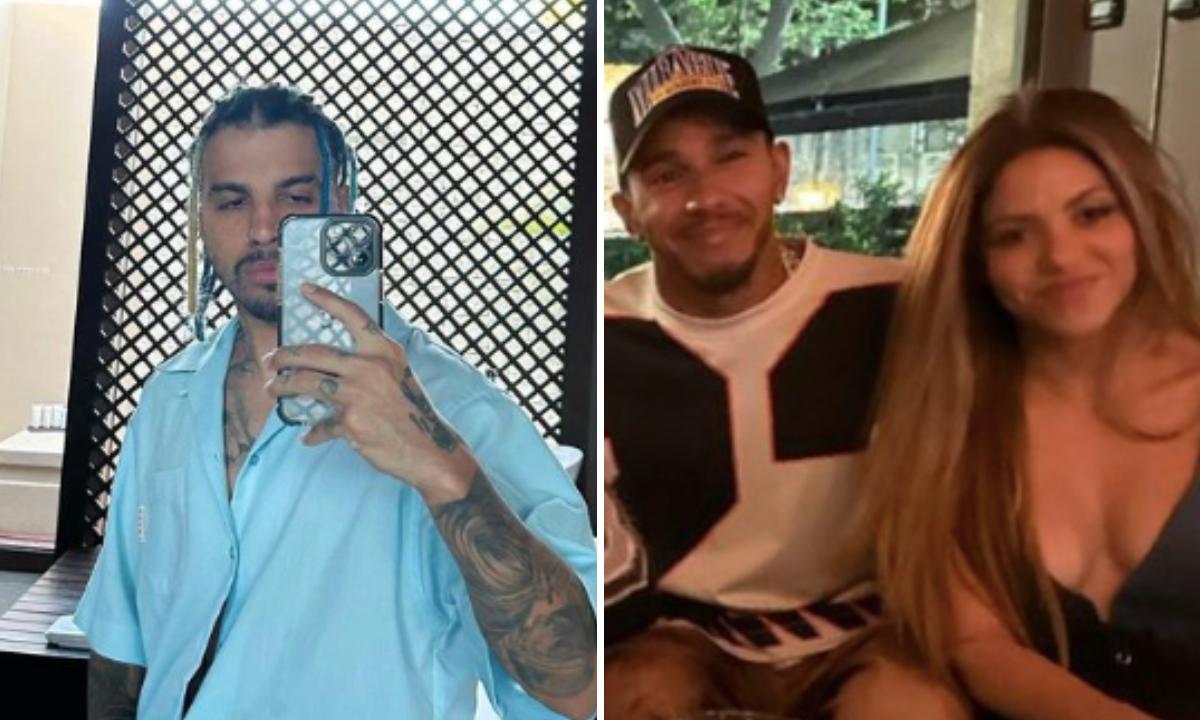 Rauw Alejandro dio pistas de la relación de Shakira y Lewis Hamilton en “Te Felicito”