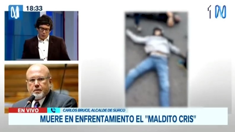 “Mentiría si dijera que no estoy muy contento”, alcalde peruano habló de la muerte de “Maldito Cris”