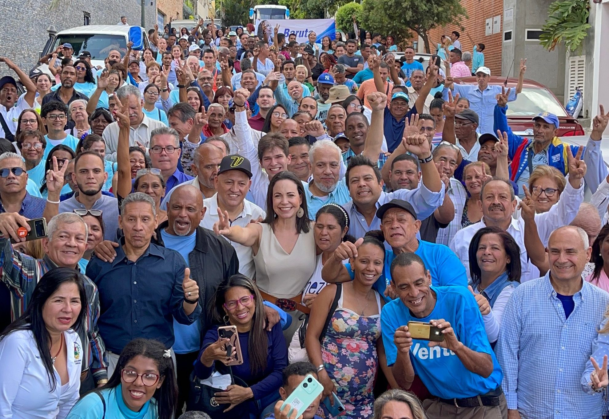 María Corina Machado recibió a los mirandinos en su sede nacional (FOTO)