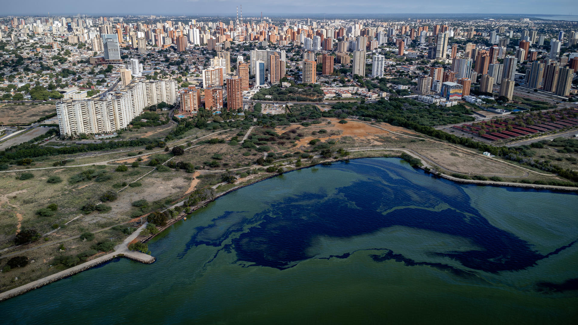 Ambientalistas denuncian emergencia por derrames de petróleo en el Lago de Maracaibo (Fotos)
