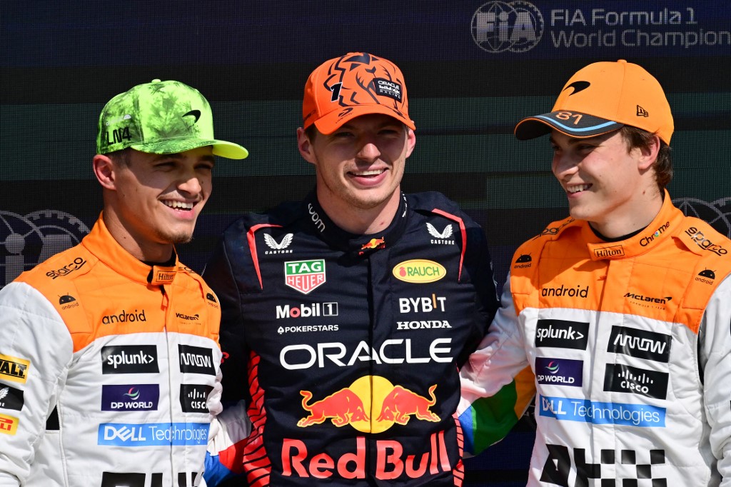 Verstappen arrebató la “pole” a Norris sobre el final en Silverstone