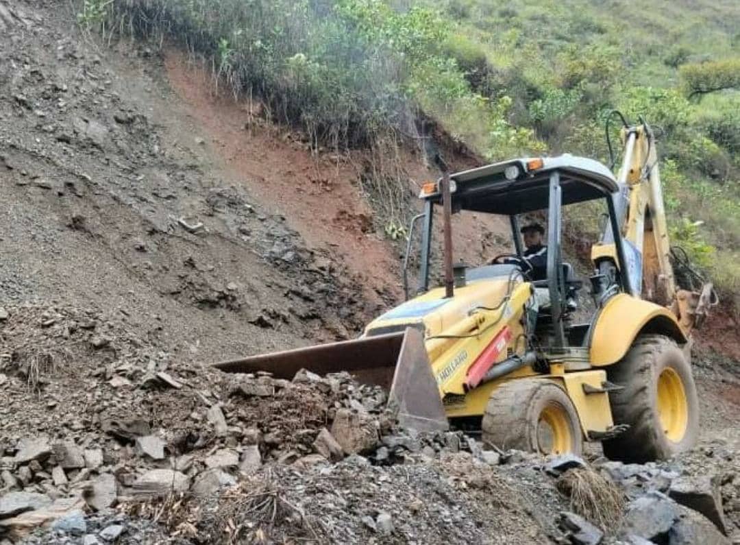 Aguaceros afectan carreteras del páramo y Pueblos del Sur en Mérida