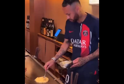 ¿Neymar preparando cachapas?… ¡te lo tenemos! (VIDEO)