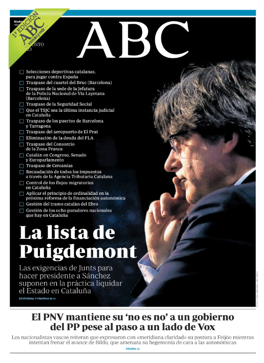 Portadas de la prensa internacional de este martes 8 de agosto de 2023