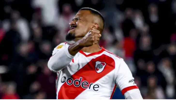 Salomón Rondón, agente libre tras desvincularse de River Plate