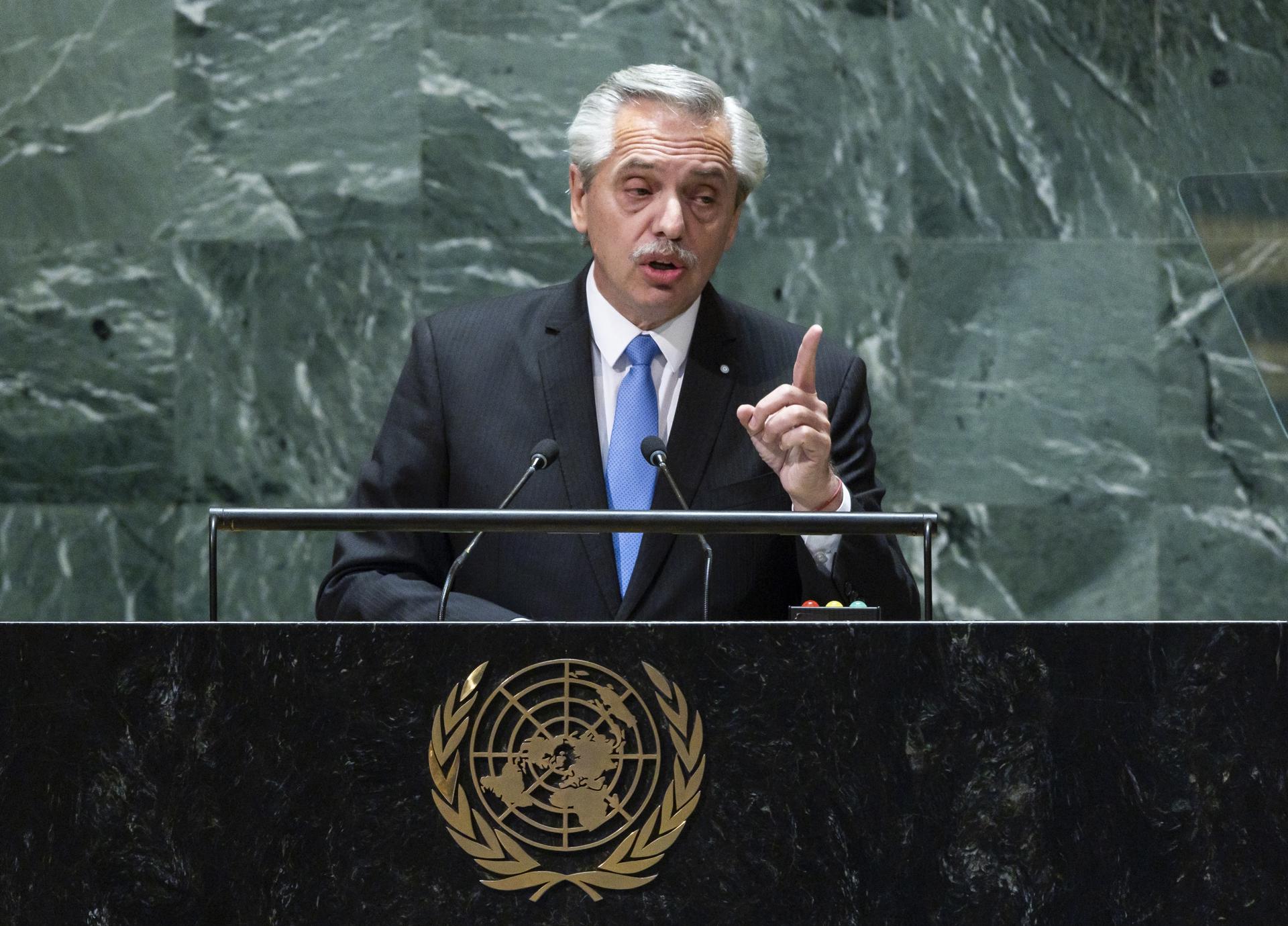 Como era de esperar, Alberto Fernández intentó ser un vocero de Nicolás Maduro en la Asamblea General de la ONU