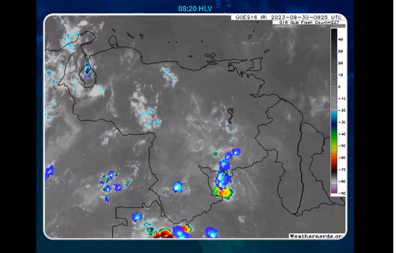 Cielo nublado para gran parte del país prevé el Inameh para este #30Sep