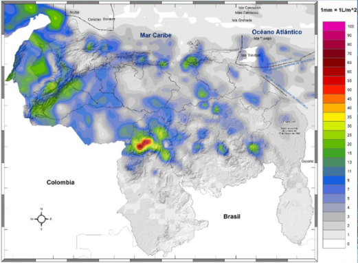 Actividad eléctrica y ráfagas de viento: el pronóstico de Inameh en gran parte de Venezuela este #9Oct