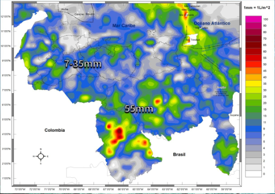 Inameh alertó este #8Nov que inició la temporada de lluvias en Venezuela