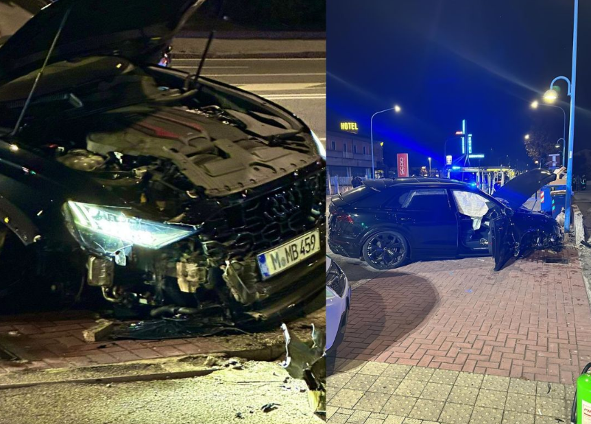 En VIDEO: Mario Balotelli volvió leña su carro de lujo y se negó al control de alcoholemia