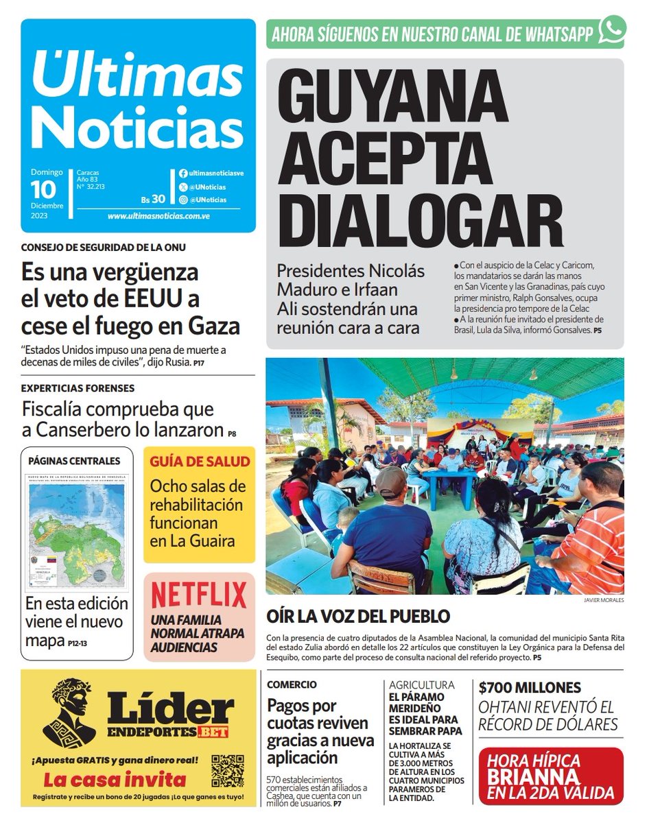 Portadas de este domingo 10 de diciembre de 2023