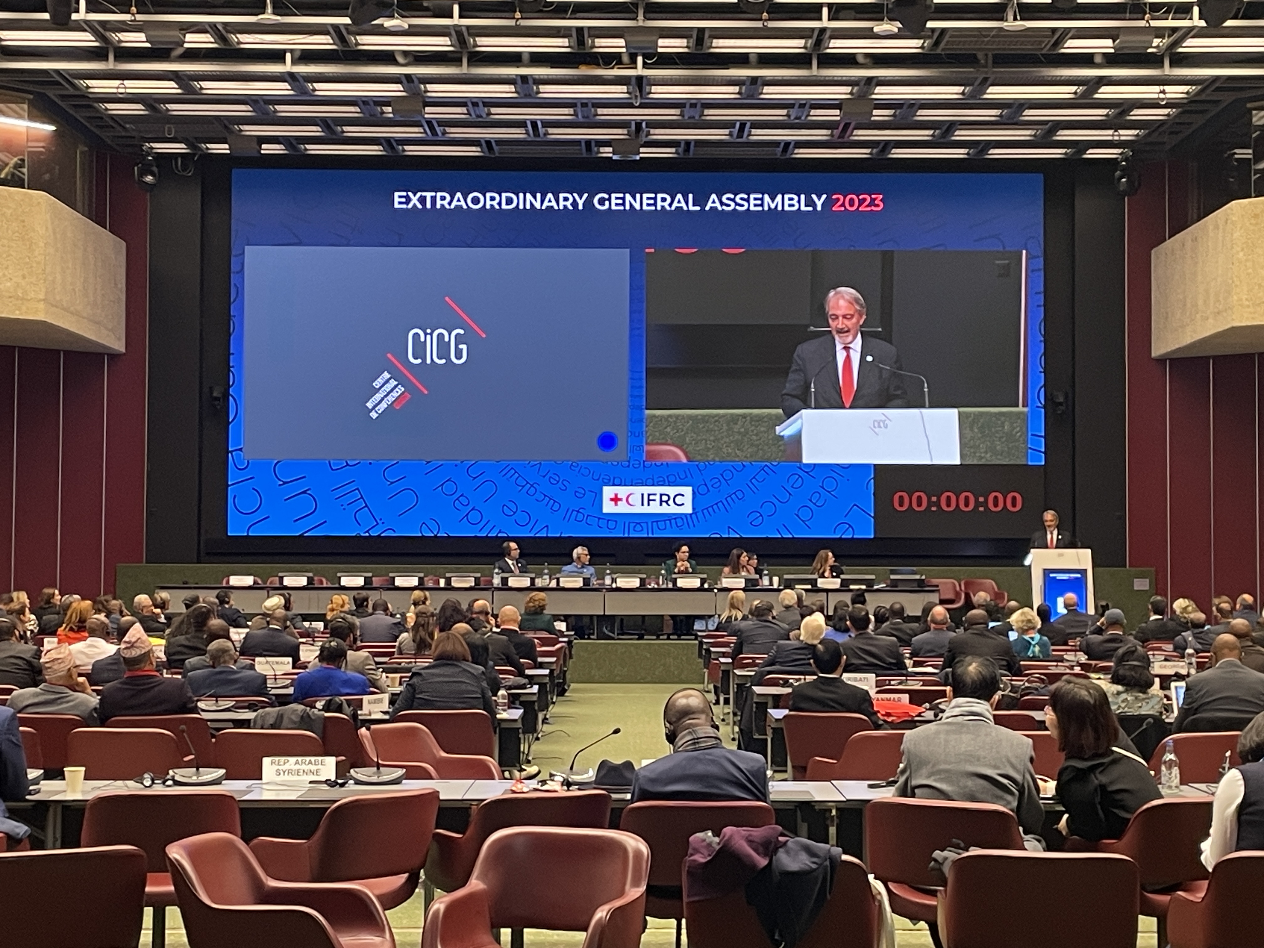 Cruz Roja Venezolana participó en la Asamblea General de la Ifrc para elegir a su nueva presidenta