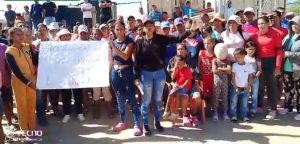 Habitantes de Los Cachicatos en Sucre protestaron por pésima calidad de vida