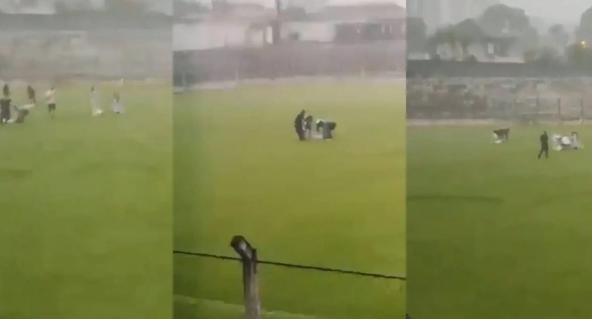 Tragedia en Brasil: futbolista murió tras ser alcanzado por un rayo (VIDEO)