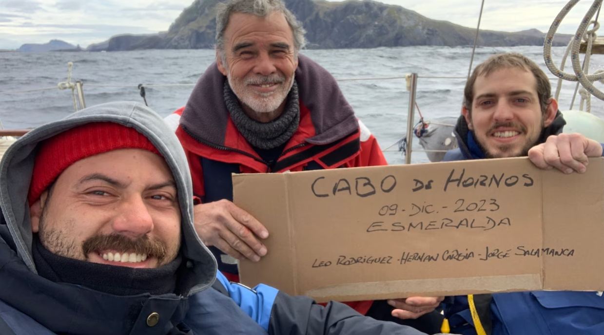 Migrante venezolano llega en velero al Cabo de Hornos, la ruta marítima más peligrosa del mundo