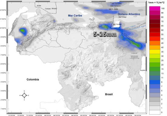 Inameh prevé condiciones meteorológicas estables en gran parte de Venezuela este #4Ene