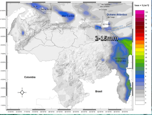 Inameh prevé bajas probabilidades de lluvia en gran parte de Venezuela este #9Ene