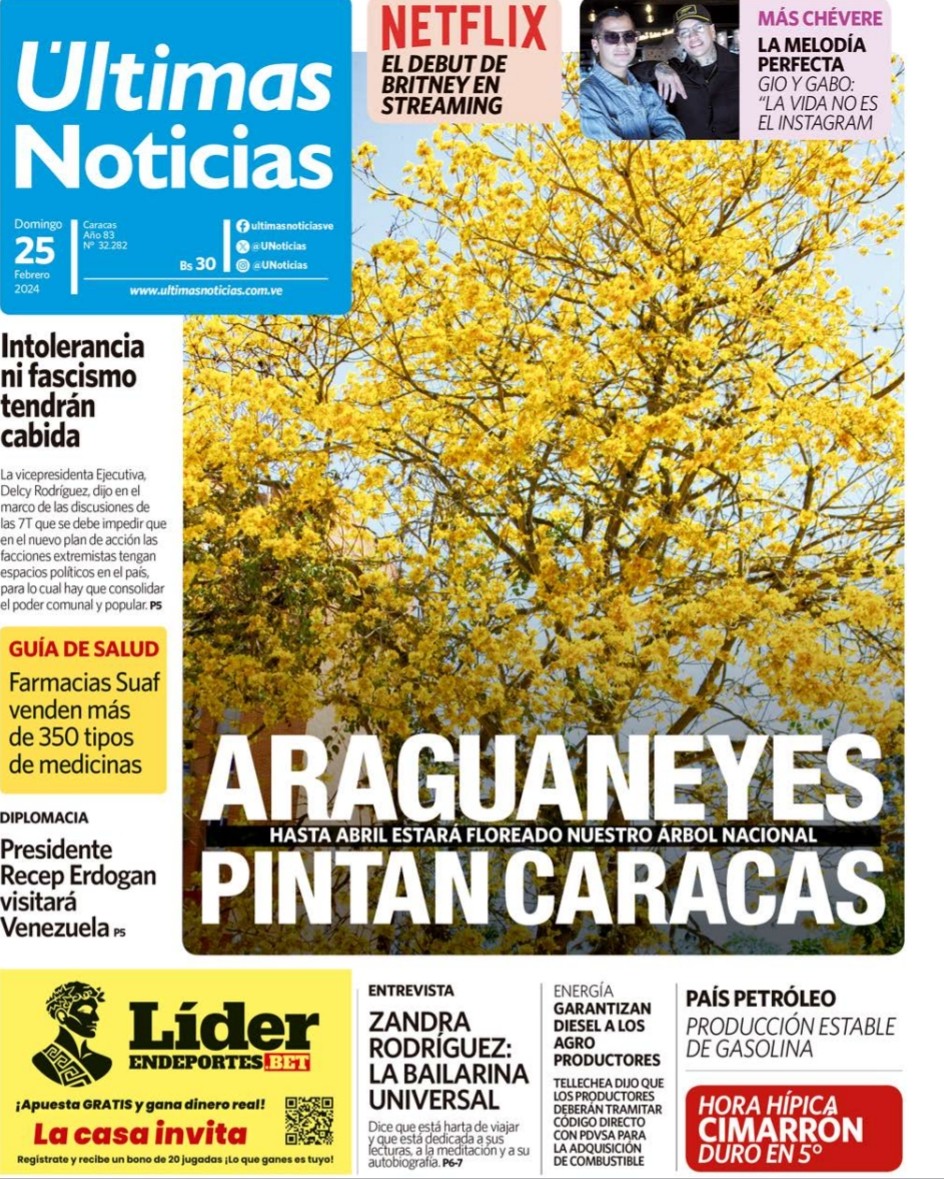 Portadas de este domingo 25 de febrero de 2024