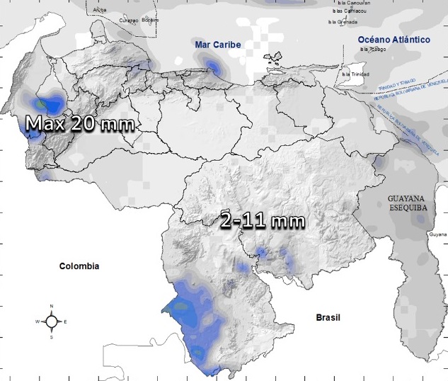 Inameh prevé baja probabilidad de lluvia en gran parte del país este #11Feb