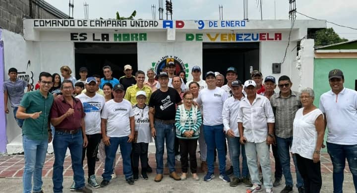 AD montó el “Comando 9 de Enero” en Barinas para la campaña electoral de María Corina Machado