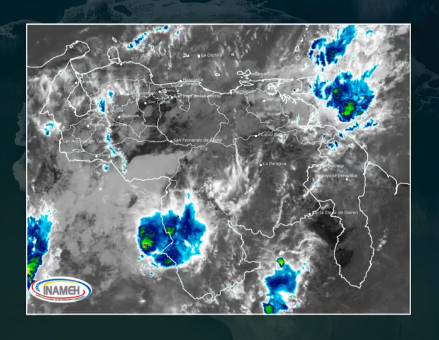 Inameh prevé nubosidad y lluvias en algunos estados de Venezuela este #3Abr