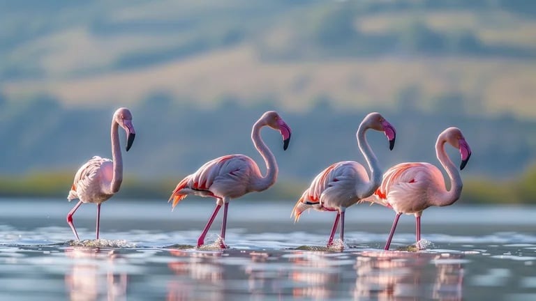 Flamencos americanos regresan a Florida y el estado recupera su color rosa