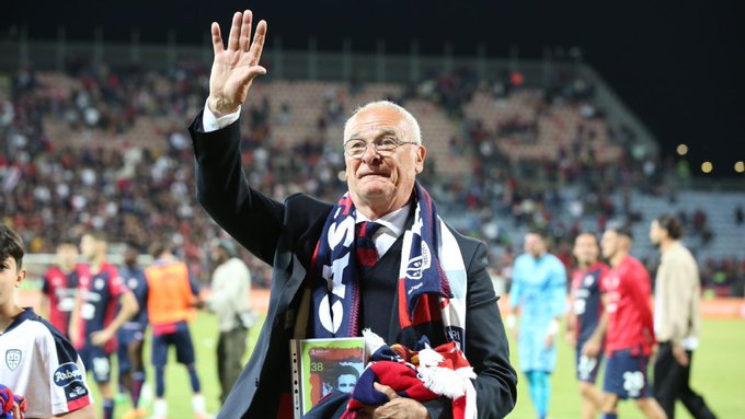 El italiano Claudio Ranieri terminó su carrera como técnico con derrota frente a la Fiorentina