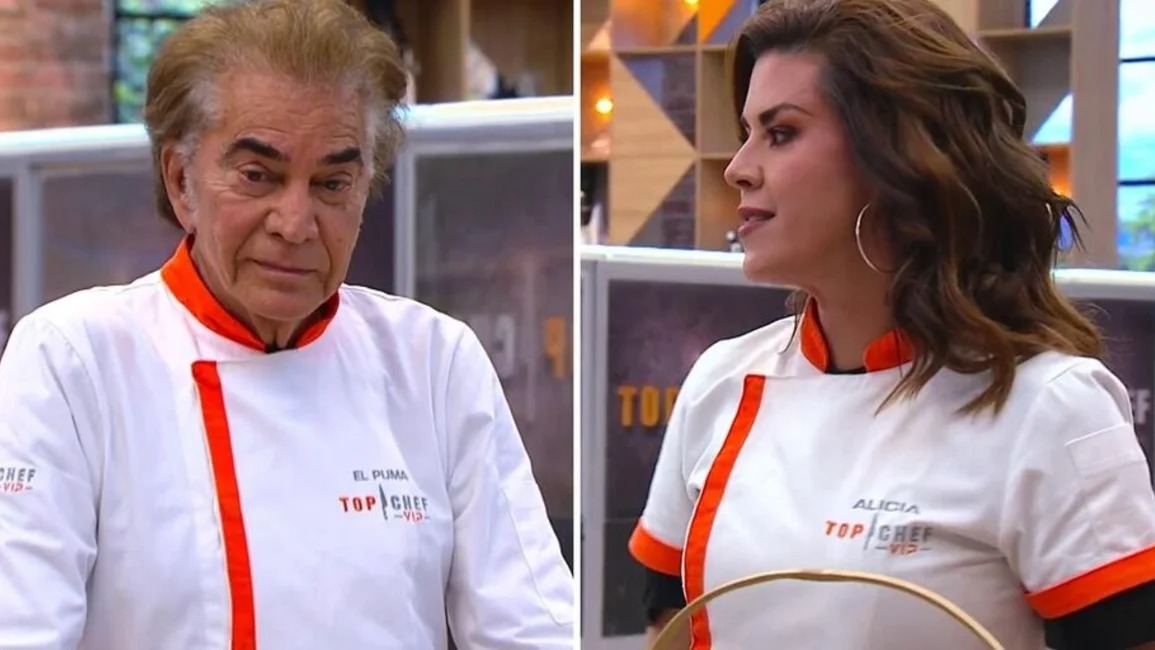La reprochable actitud de Alicia Machado con “El Puma” tras reto de eliminación en Top Chef VIP 3 (VIDEO)