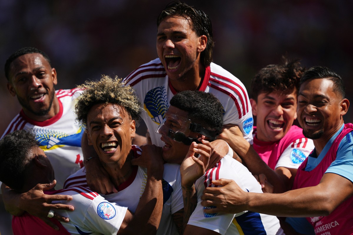 Así celebraron los venezolanos la victoria de la Vinotinto en el Levi’s Stadium de Santa Clara (VIDEO)