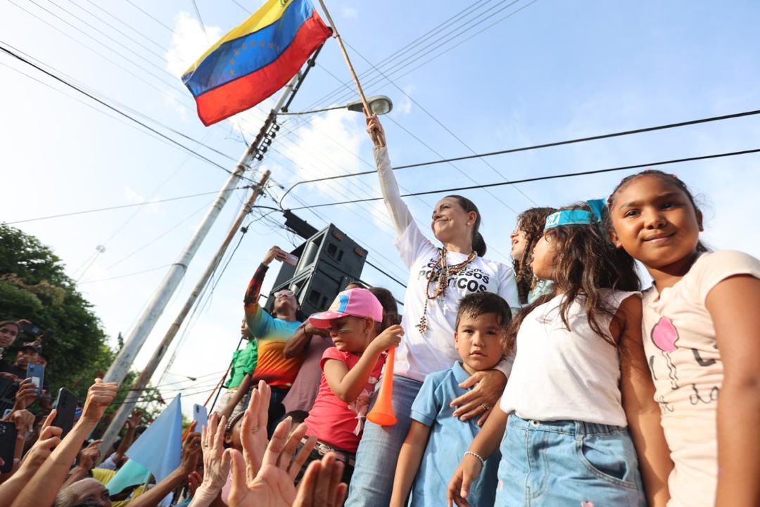 Huracán de esperanza en los llanos con la visita de María Corina Machado