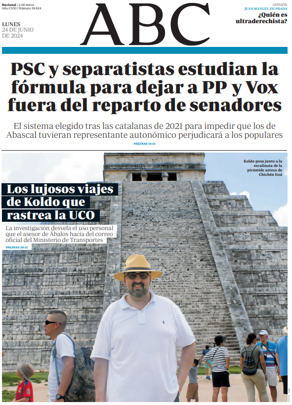 Portadas de la prensa internacional de este lunes 24 de junio de 2024