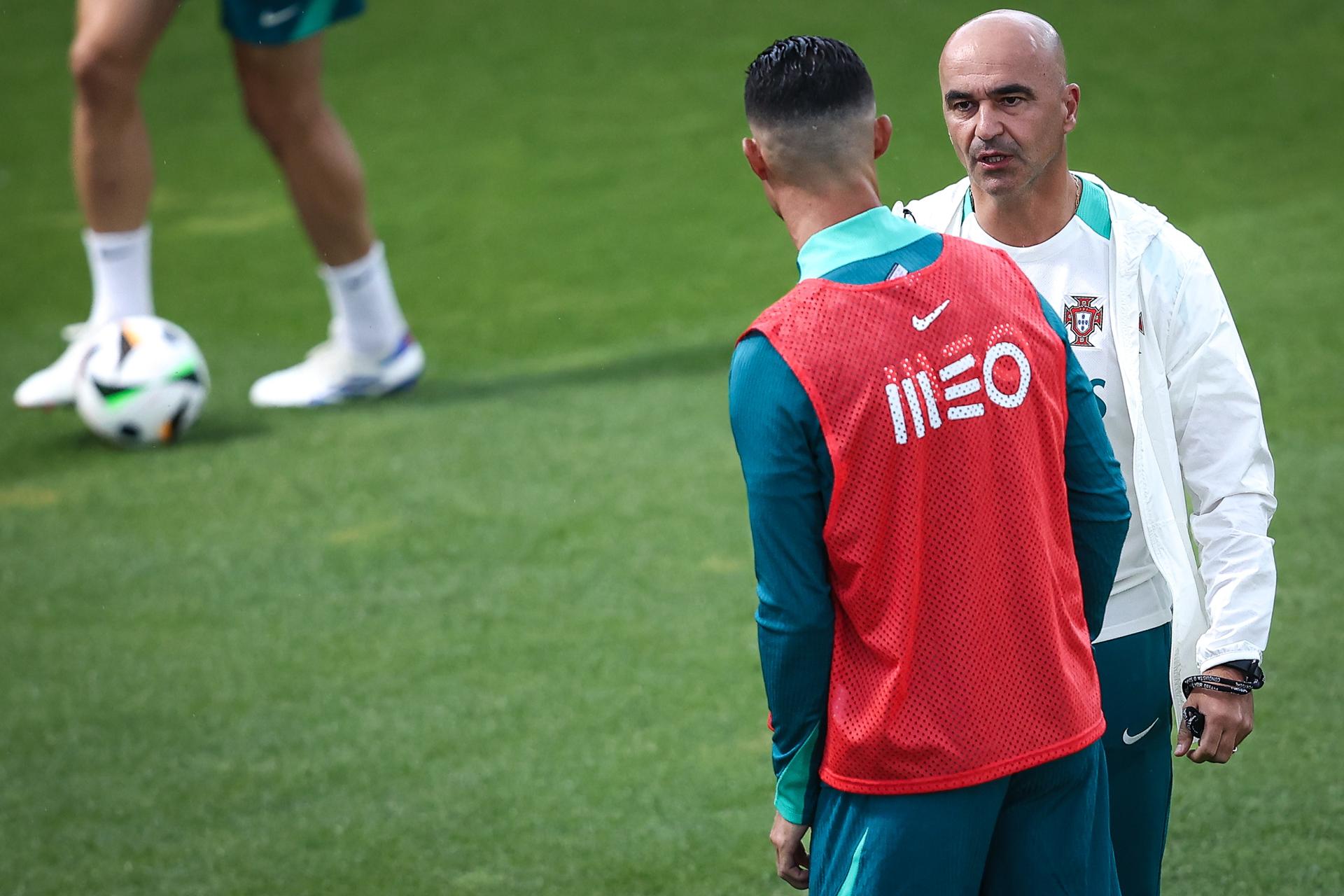 Roberto Martínez no desveló si Cristiano Ronaldo será titular en la Eurocopa