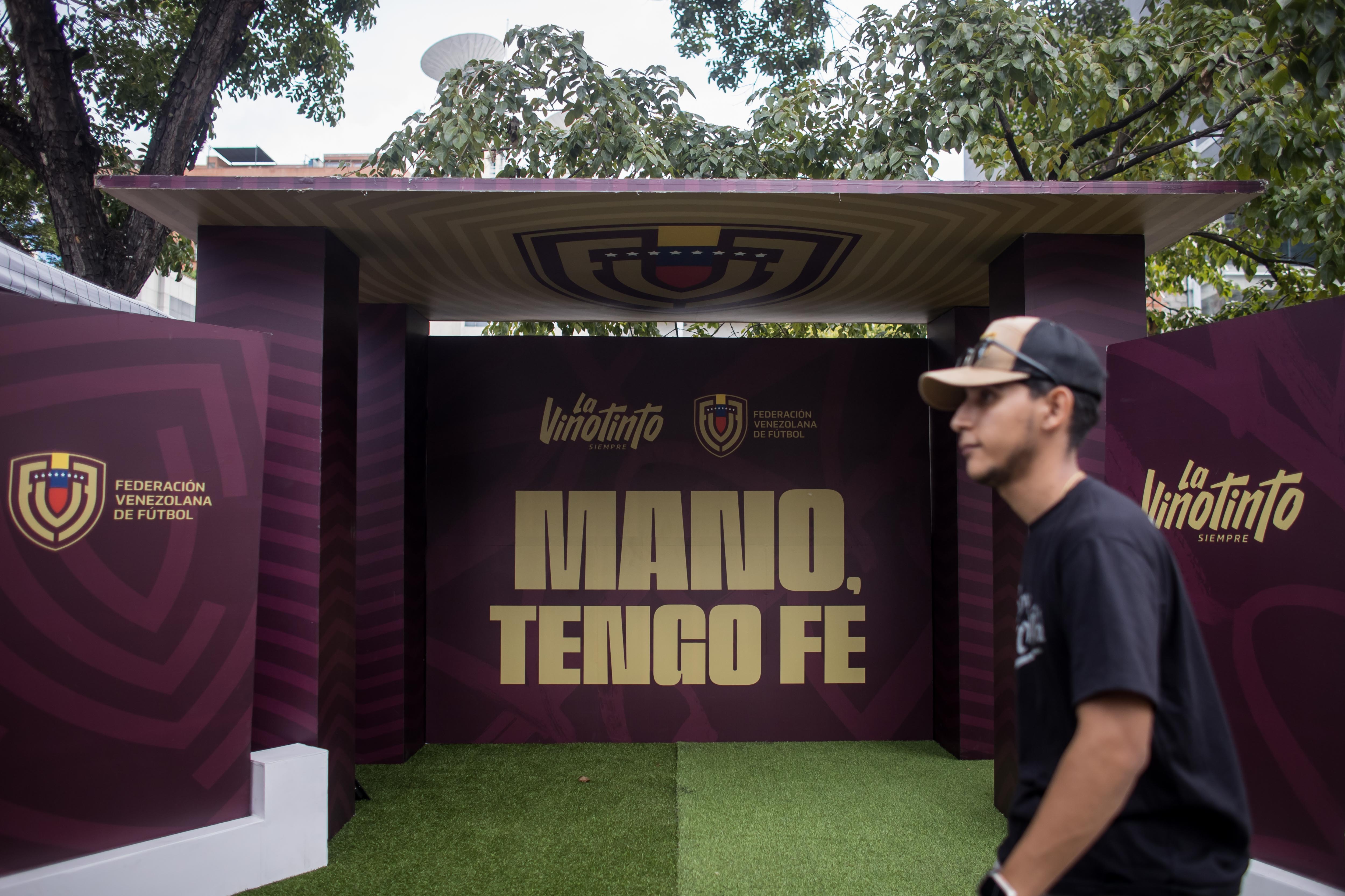 “Mano, tengo fe”, grito talismán de hinchas de la Vinotinto durante la Copa América