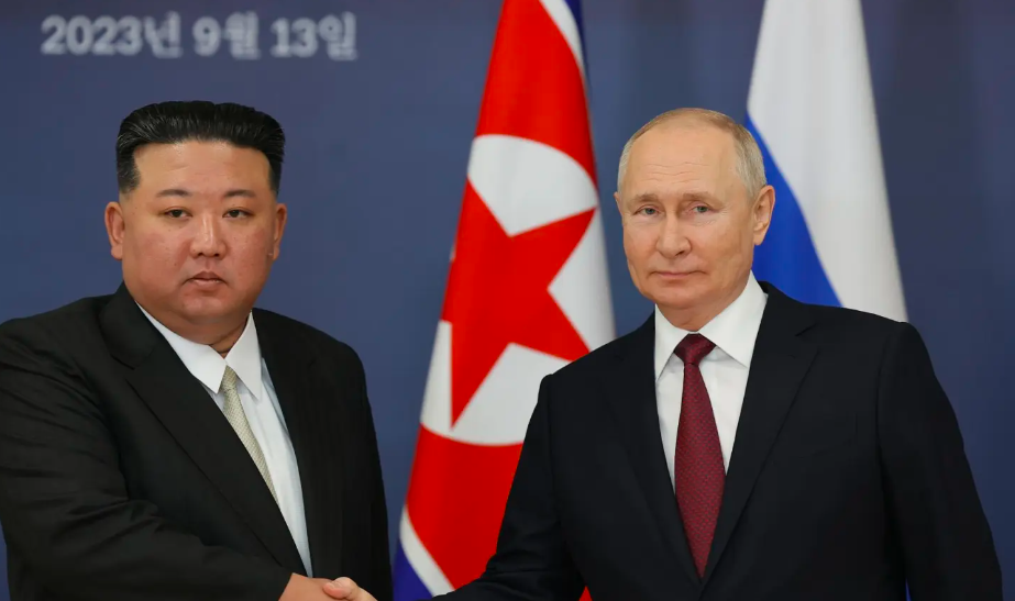 Putin llegó a Pionyang en su primera visita a Corea del Norte en casi un cuarto de siglo